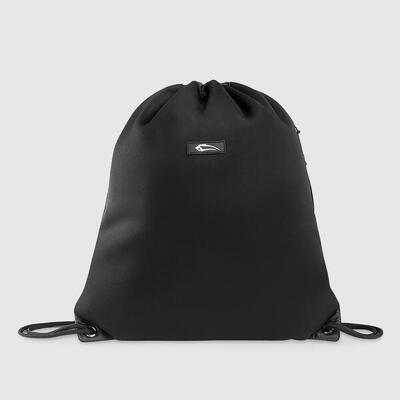 Unisex Turnbeutel Quin Schwarz für Sport & Freizeit