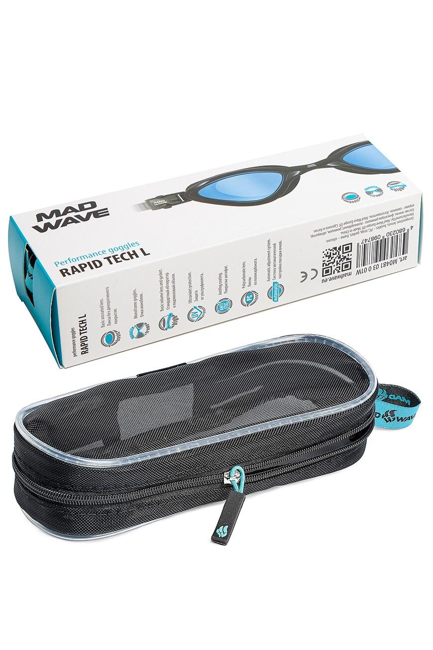 Óculos de natação RAPID TECH L Preto 3/4