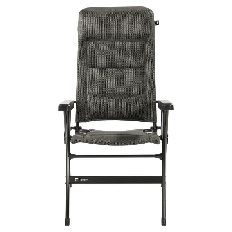 Travellife Barletta chaise réglable comfort L dark grey
