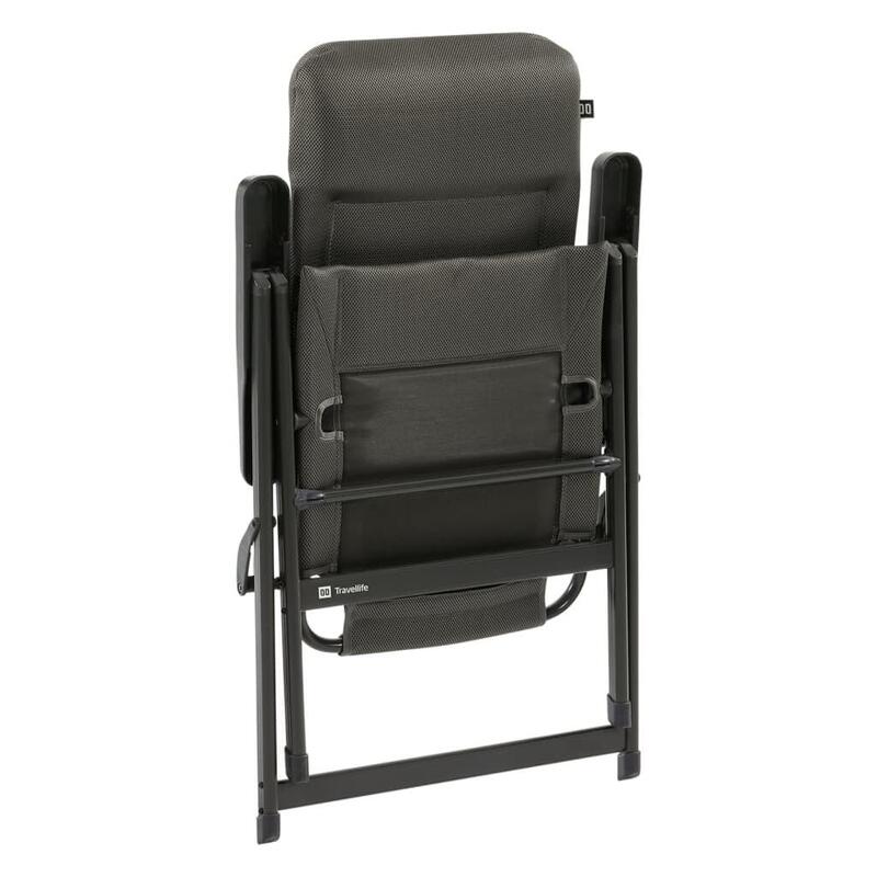 Travellife Barletta chaise réglable comfort L dark grey