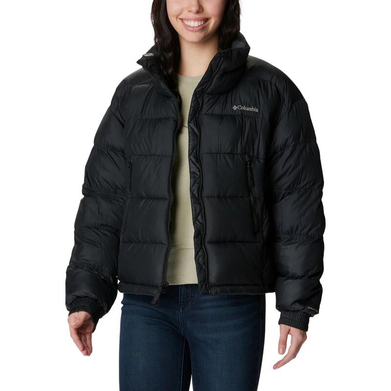 Jacheta de strada Pike Lake II Cropped Jacket - negru femei