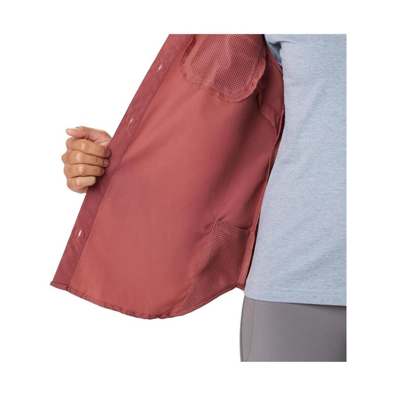 Silver Ridge 3.0 Long Sleeve Shirt női túraing - piros