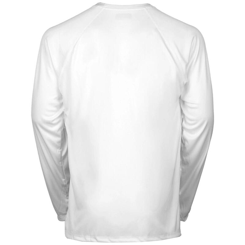 M Summerdry Solid Long Sleeve Shirt férfi hosszú ujjú sport póló - fehér