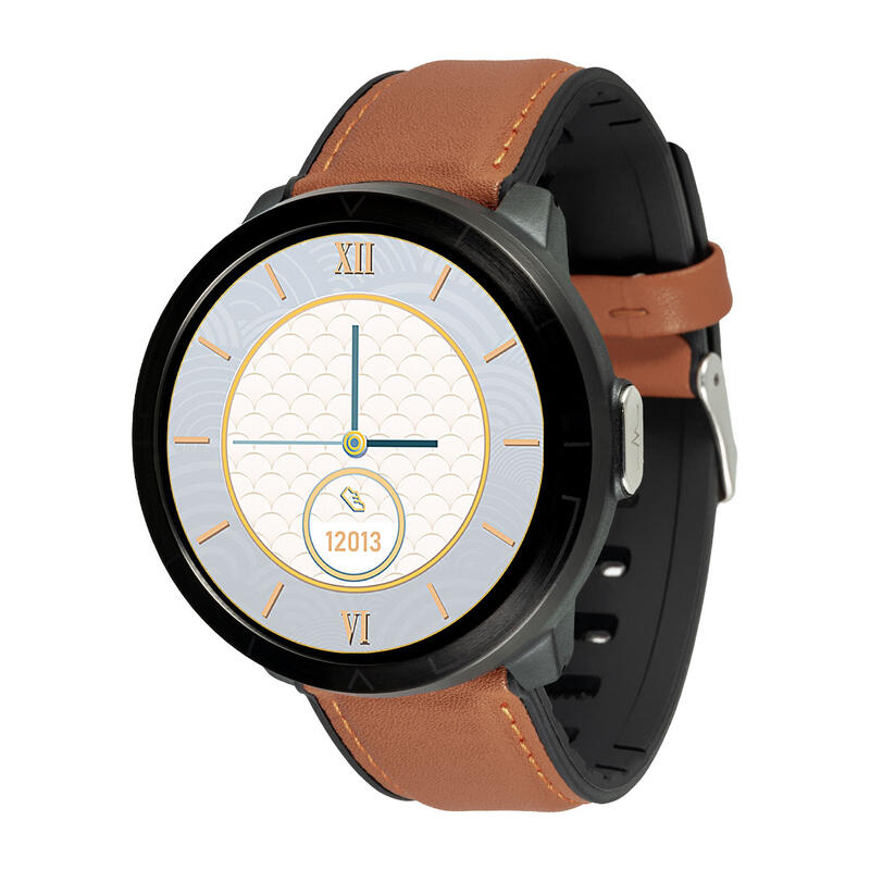 Reloj inteligente Multideporte Watchmark WM18 marrón