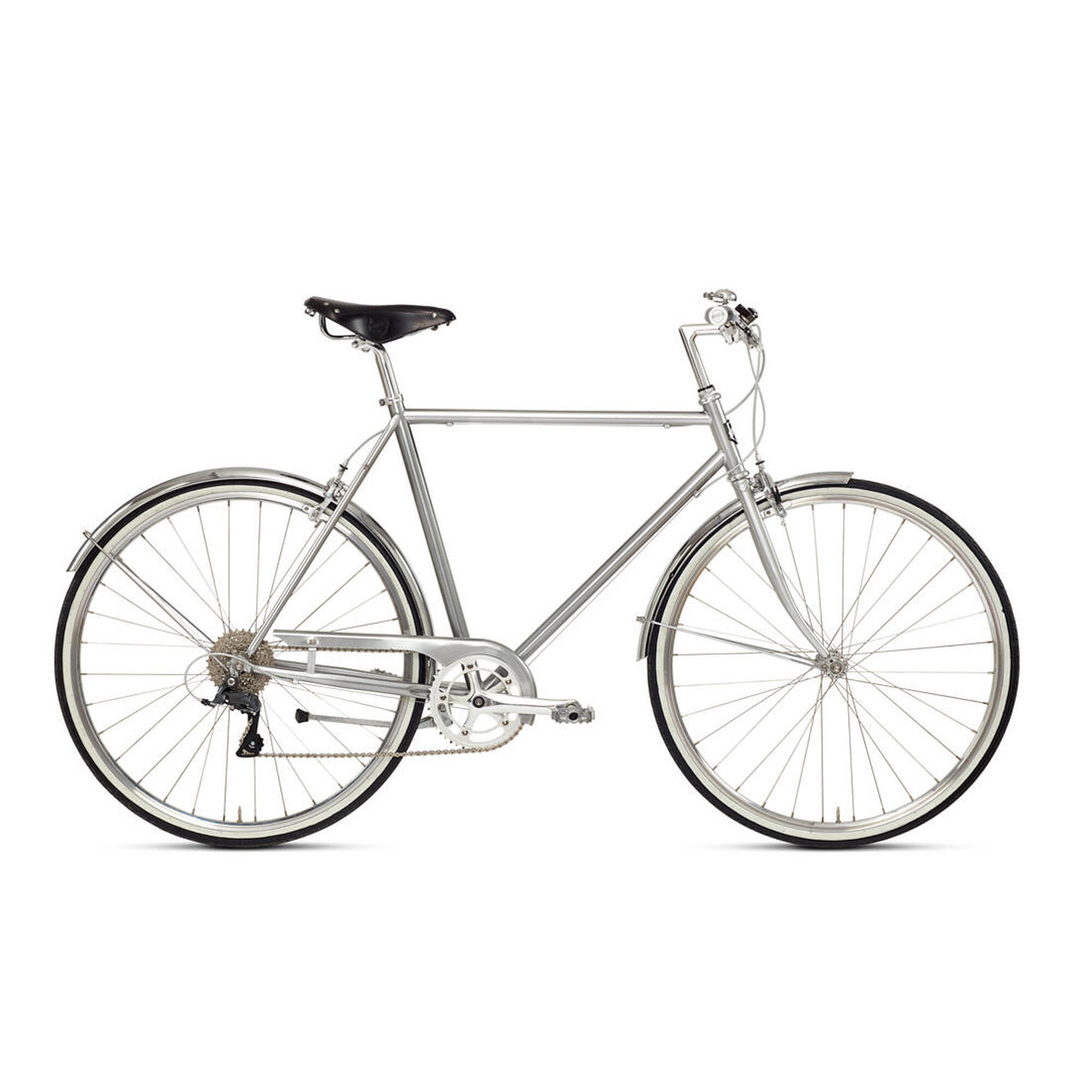 8 Speed Men Classic Argento