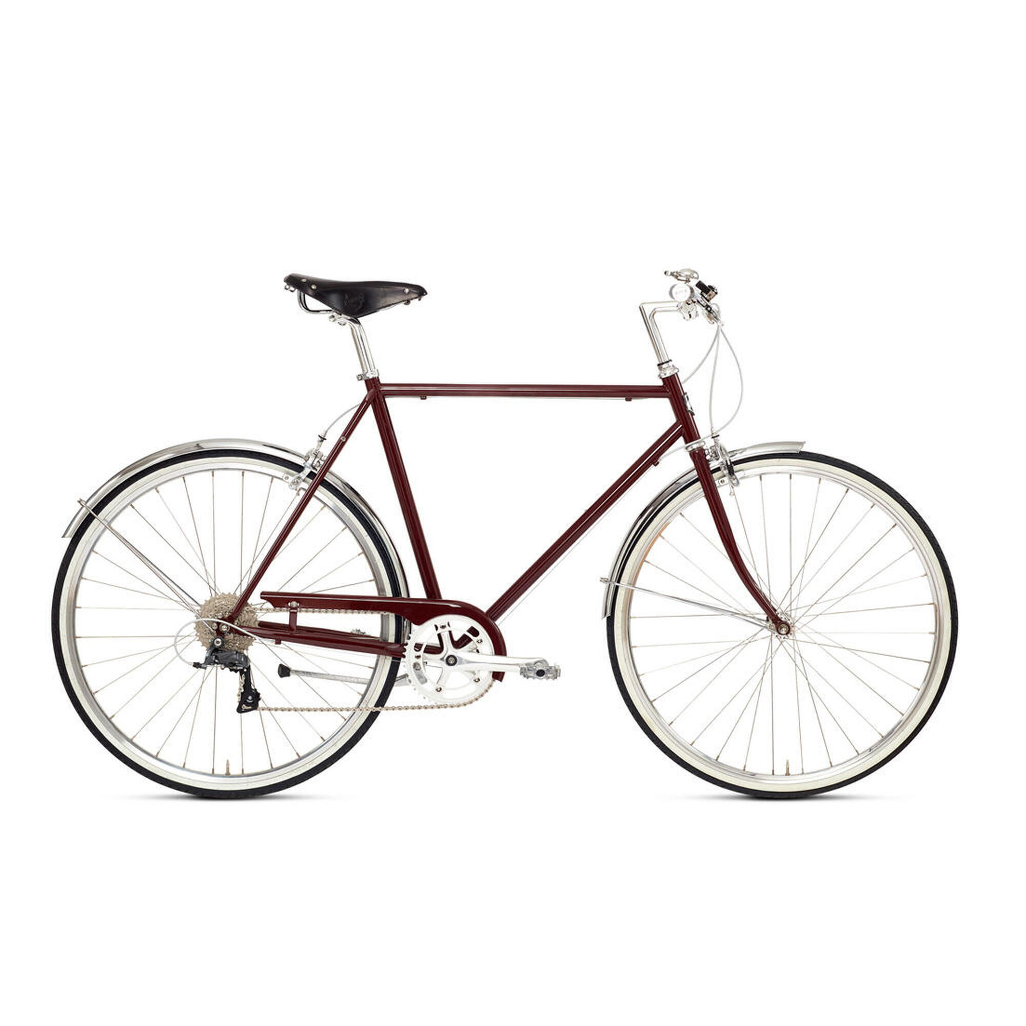 8 Speed Uomo Classico Rosso Scuro