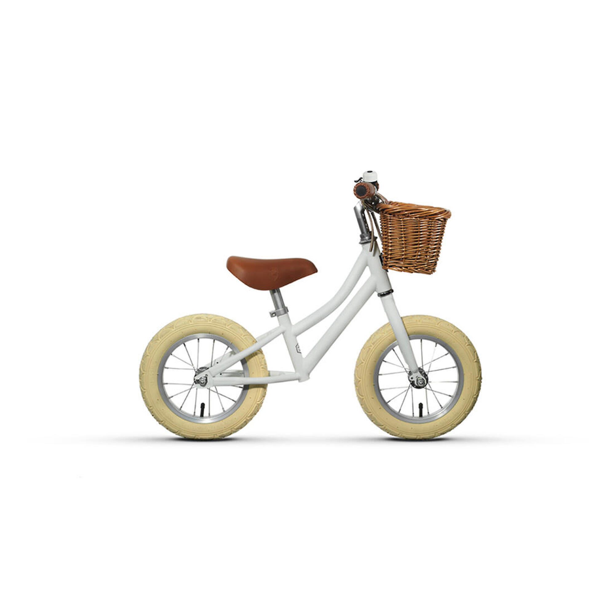 12" Kids Bike Girl White