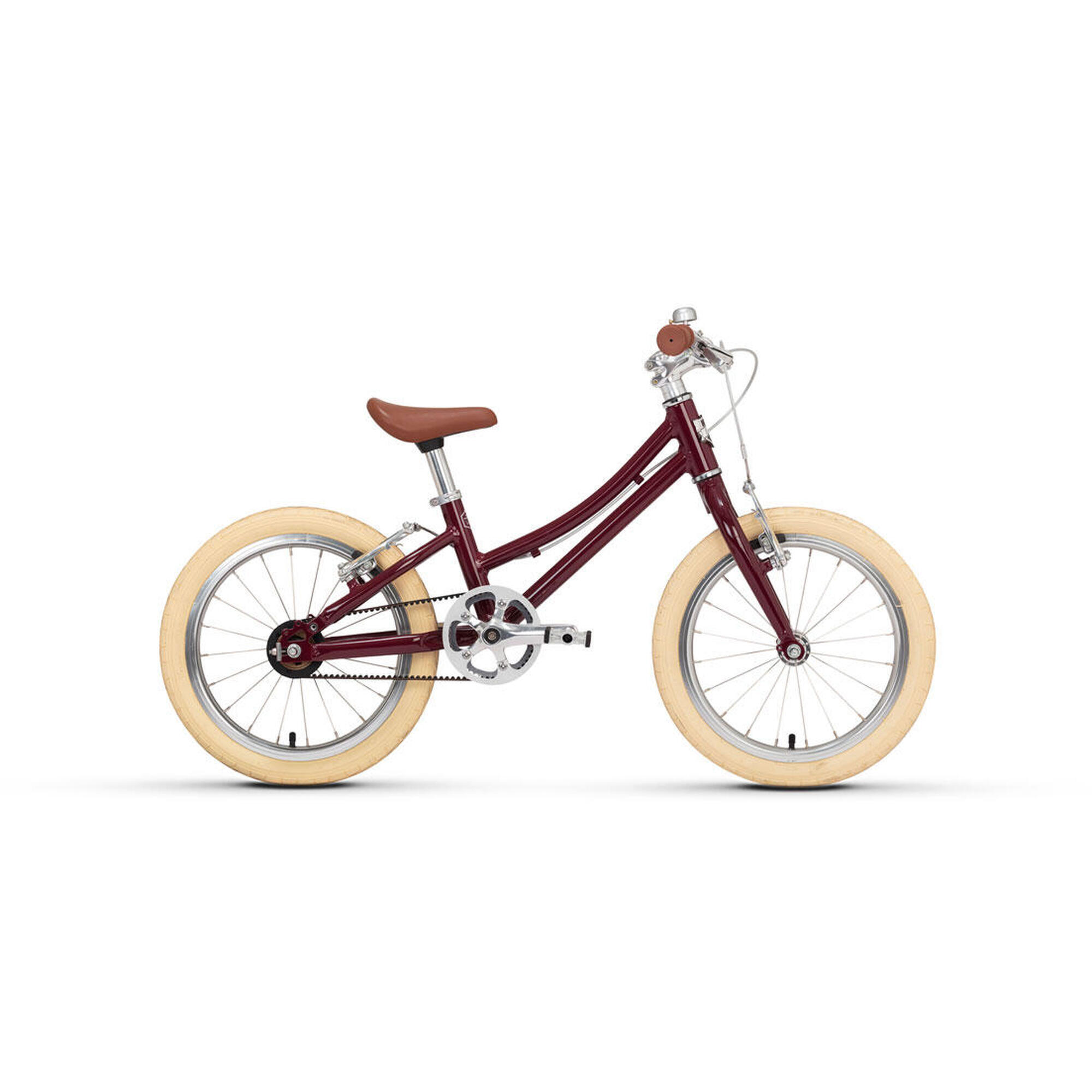 16" Kids Bike Girl Dark Red