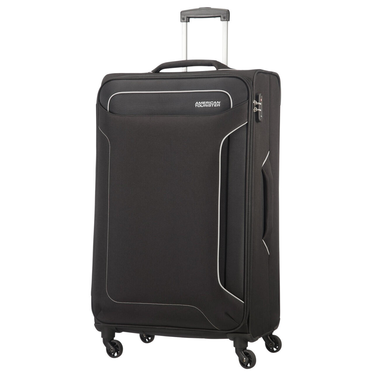 Holiday Heat 4 Wheel Suitcase - 79cm - Black 2/7