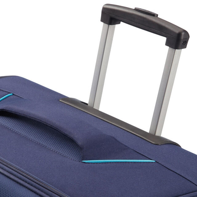 Holiday Heat 4 Wheel Cabin Suitcase - 55cm - Navy 6/7