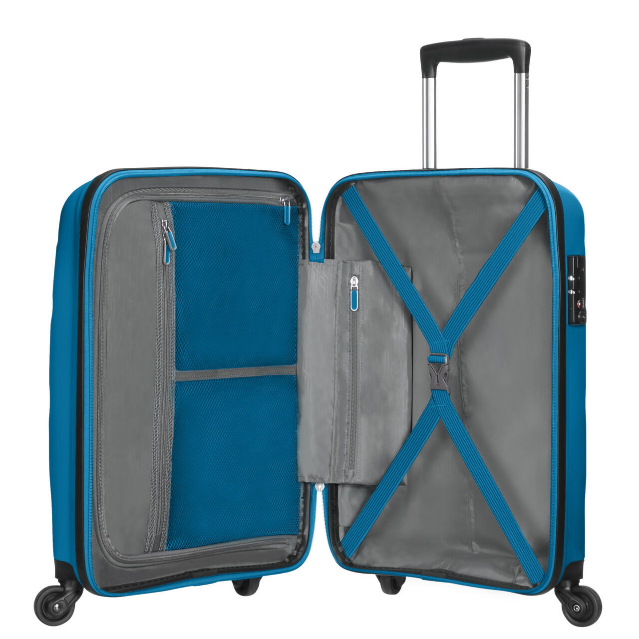 Bon Air 4 Wheel Cabin Suitcase - Blue 4/7