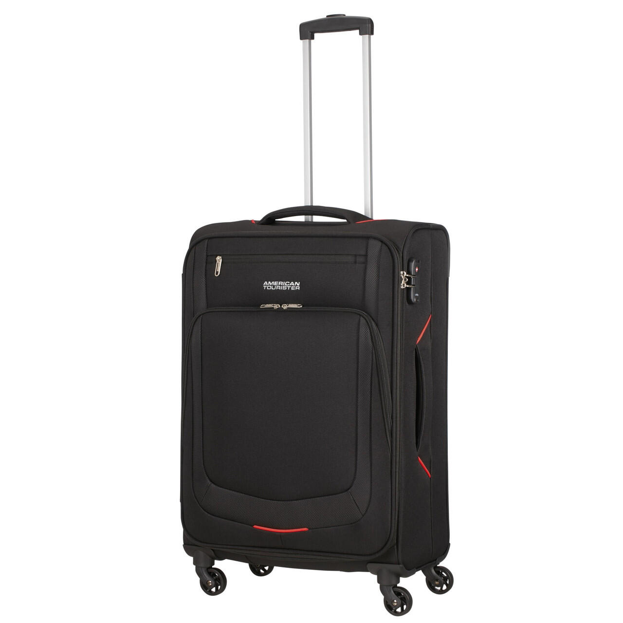 Summer Session Medium Suitcase - 67cm - Black/Red 2/6