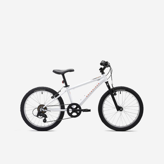 Seconde vie - VTT ENFANT ROCKRIDER ST 120 20 POUCES 6-9 ans BLANC... - TRÈS BON