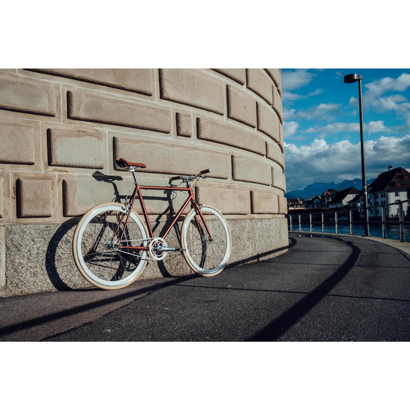 Fixie Bike Brown