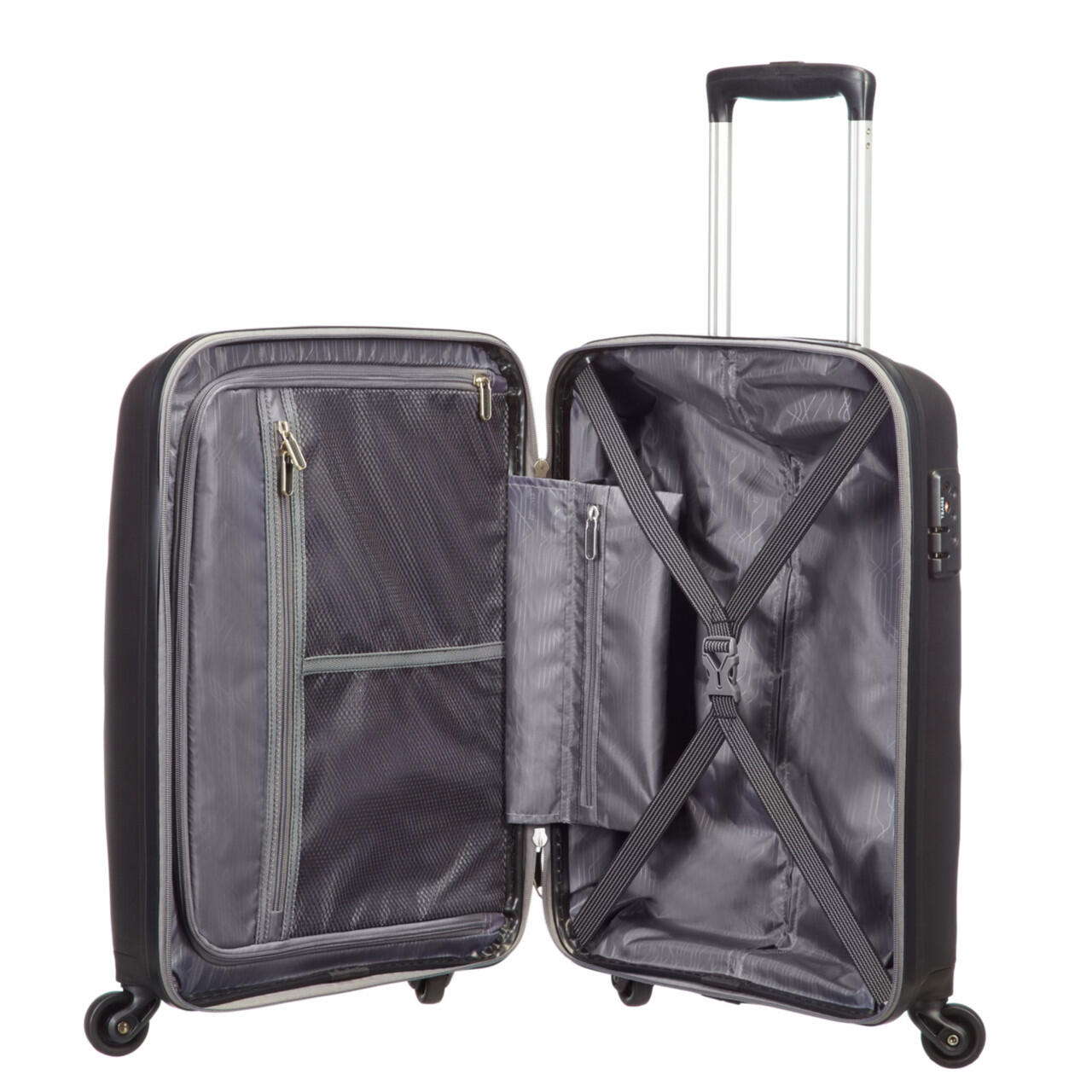 Bon Air 4 Wheel Cabin Suitcase - Black 4/7