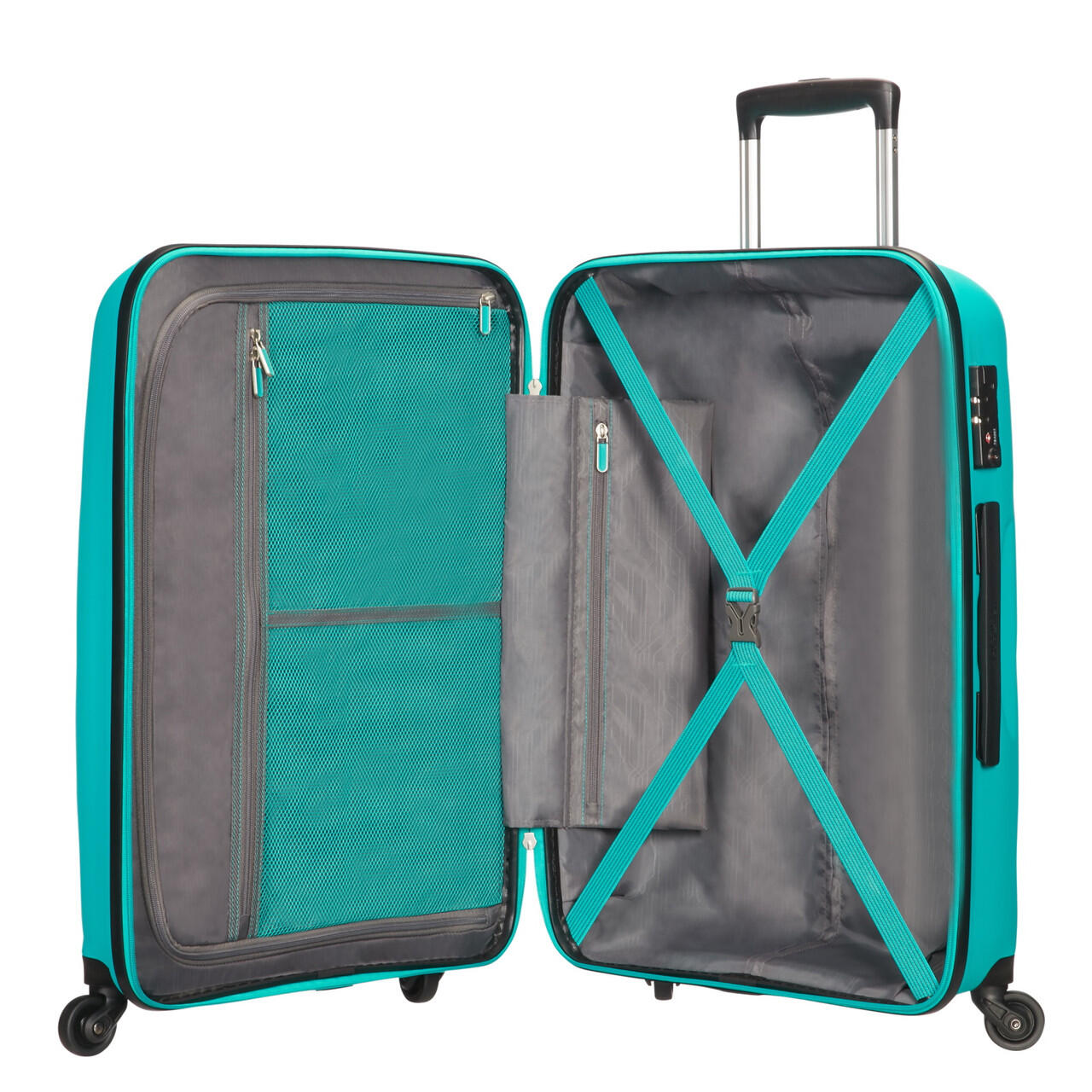 Bon Air 4 Wheel Large Suitcase - 75cm - Turquoise 4/7