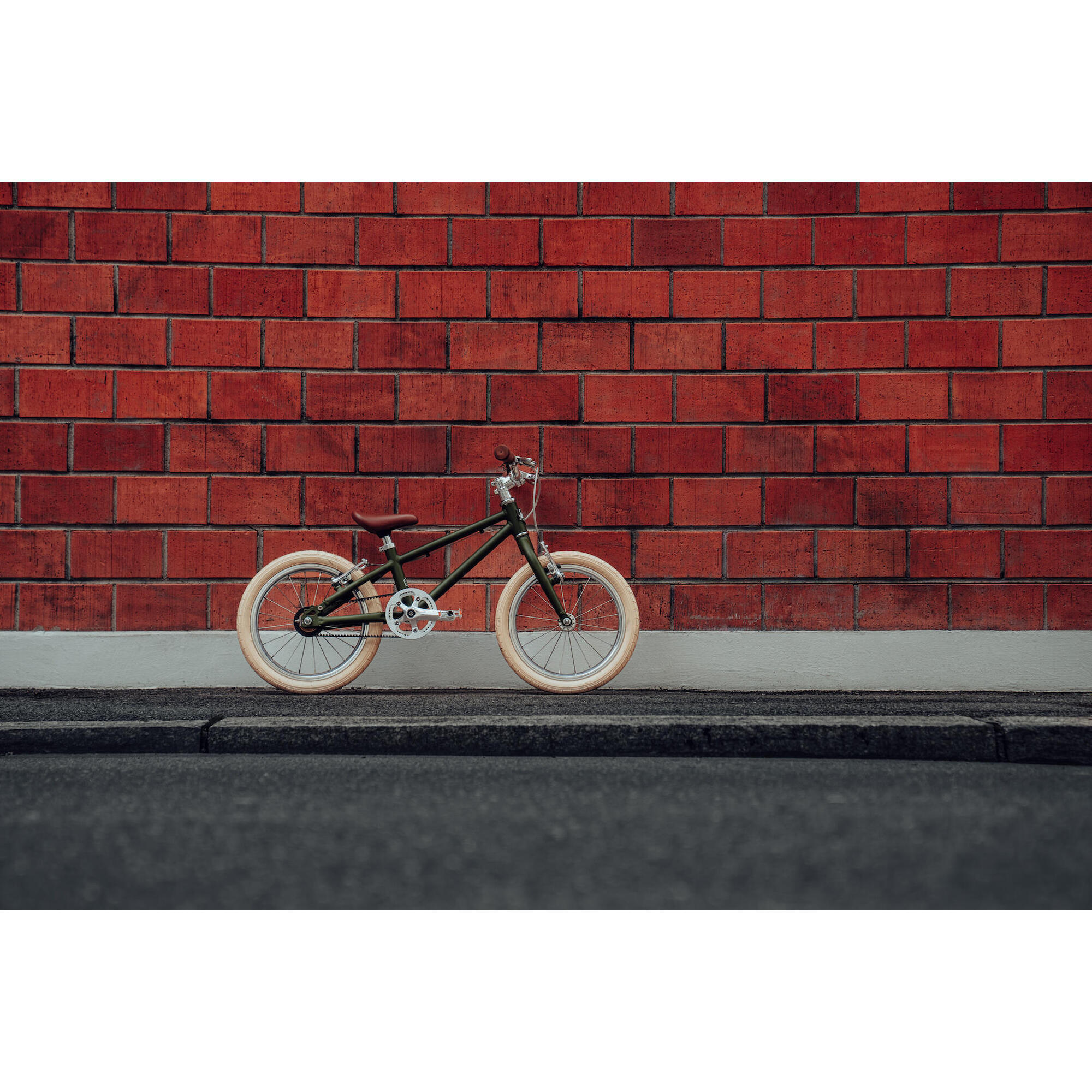 Bicicletta per bambini da 16" verde scuro