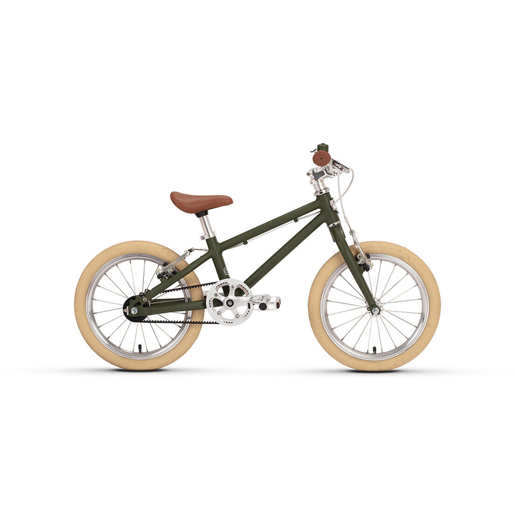 Bicicletta per bambini da 16" verde scuro