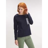 T-shirt manches longues Femme - MINELTEE Marine