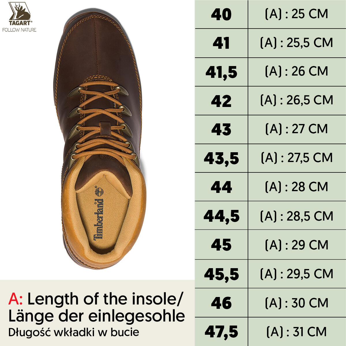 Wanderschuhe Timberland Euro Sprint Hiker Medium Brown Full Grain 2/5