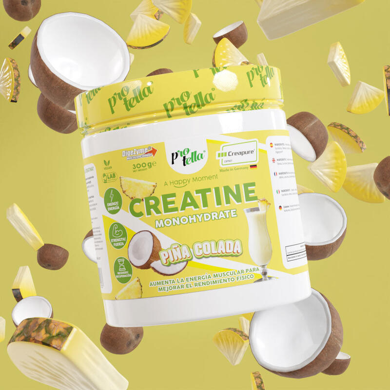 Creatina Creatina Creapure® Piña Colada 300g Protella