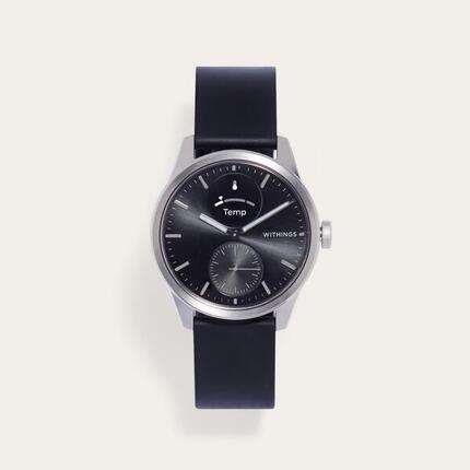 WITHINGS ScanWatch 2 - Montre connectée santé ECG SpO2 température 42mm Noir