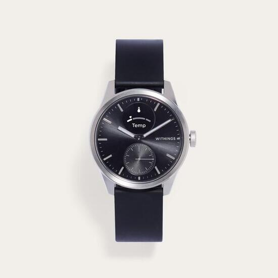 WITHINGS ScanWatch 2 - Montre connectée santé ECG SpO2 température 42mm Noir