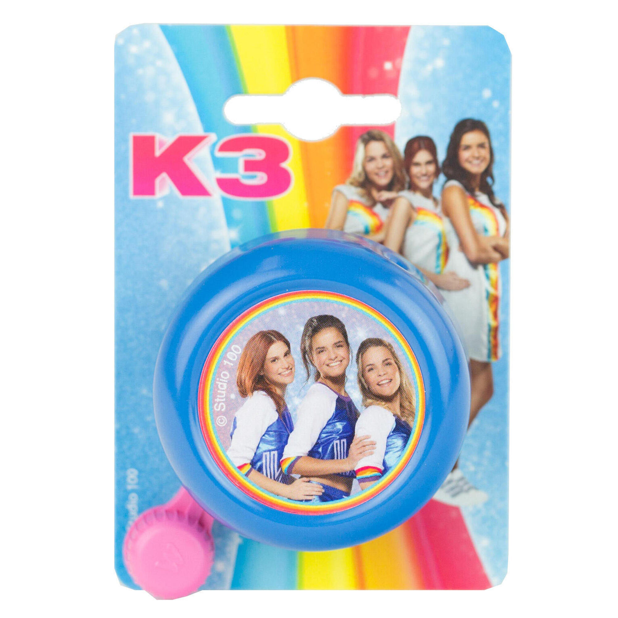 Studio 100 - Studio 100 Sonnette De Vélo K3filles Acier 55 Mm Bleu Clair - Sonnette - Bleu - Taille Unique - Decathlon