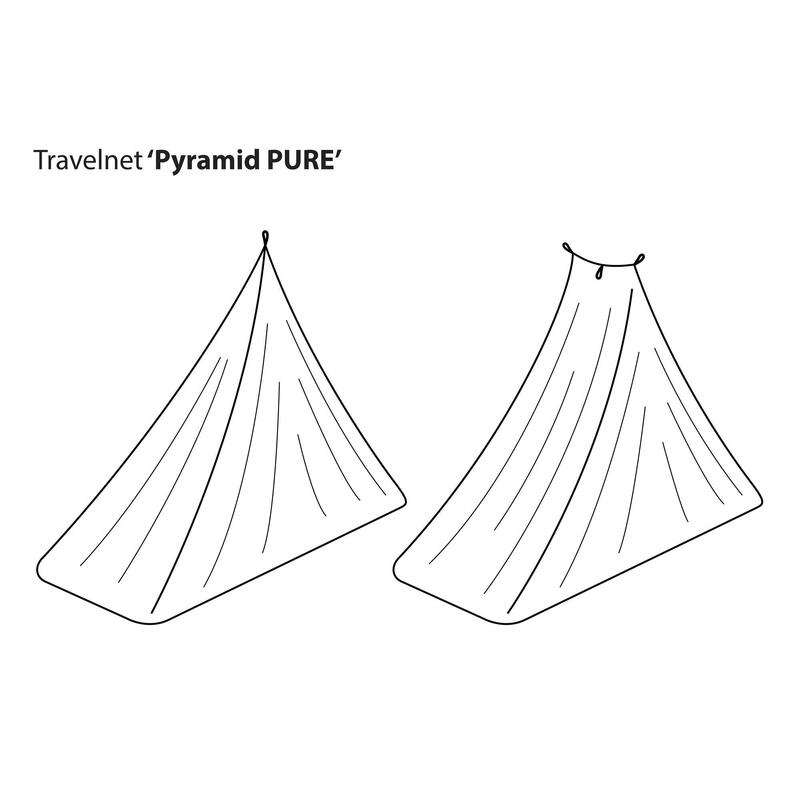 Travelnet klamboe PYRAMID PURE