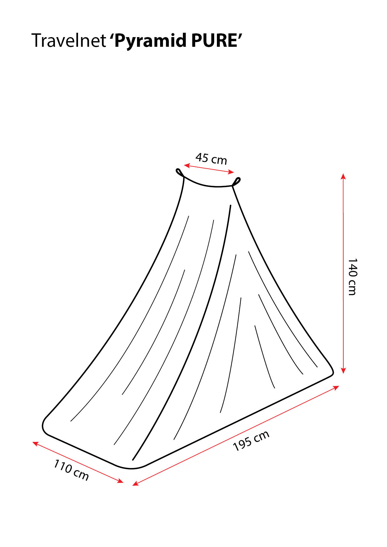 Travelnet reisklamboe PYRAMID PURE L195x B110x H140cm 1pers 2/7