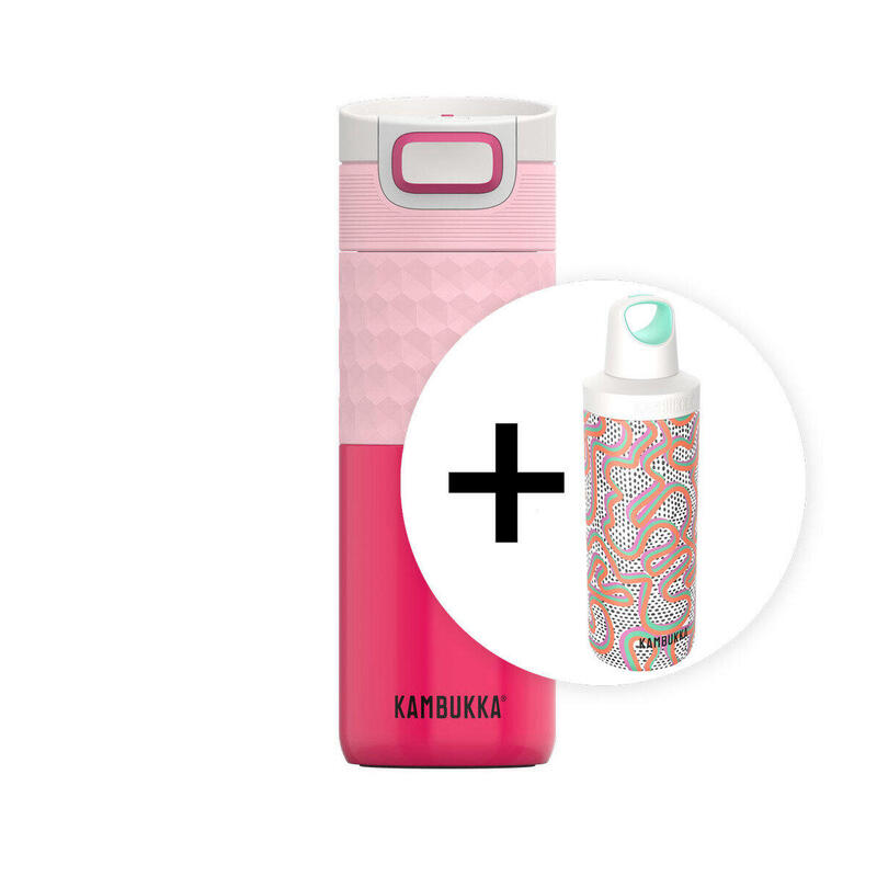 Kambukka kubek termiczny Etna Grip 500 ml - Diva Pink