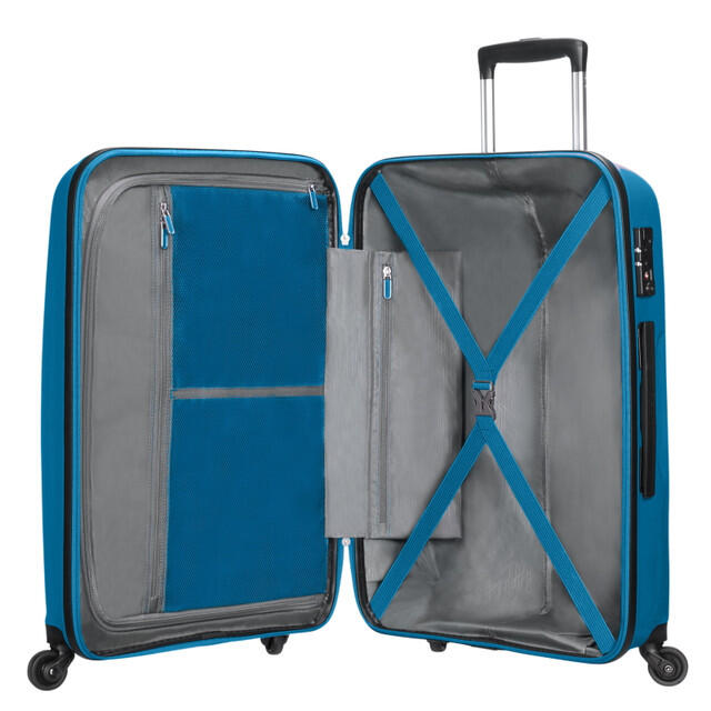 Bon Air 4 Wheel Large Suitcase - 75cm - Blue 4/7