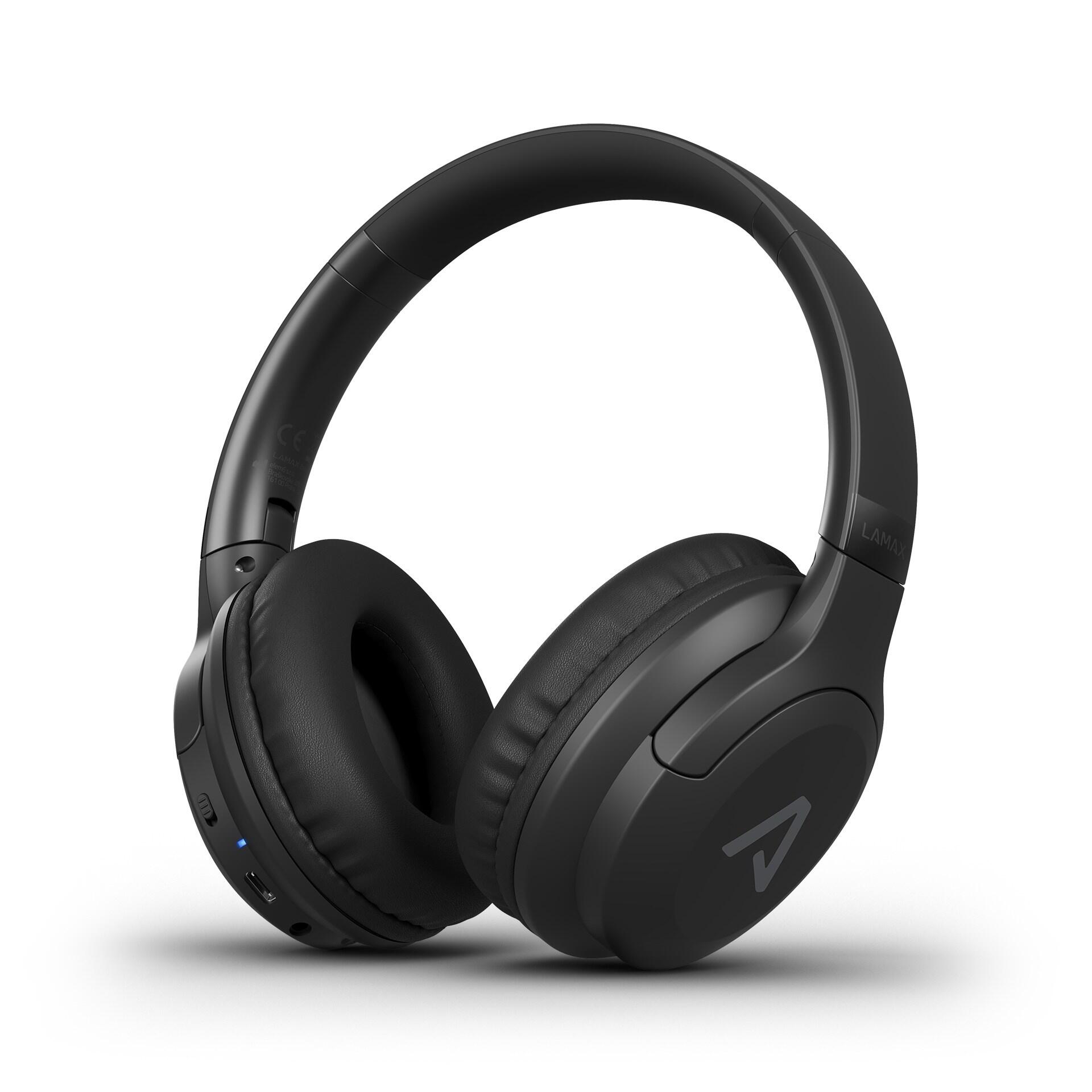 LAMAX Base2 Bezdrátové sluchátka, výdrž až 48h, Bluetooth 5.3, podpora Android a iOS