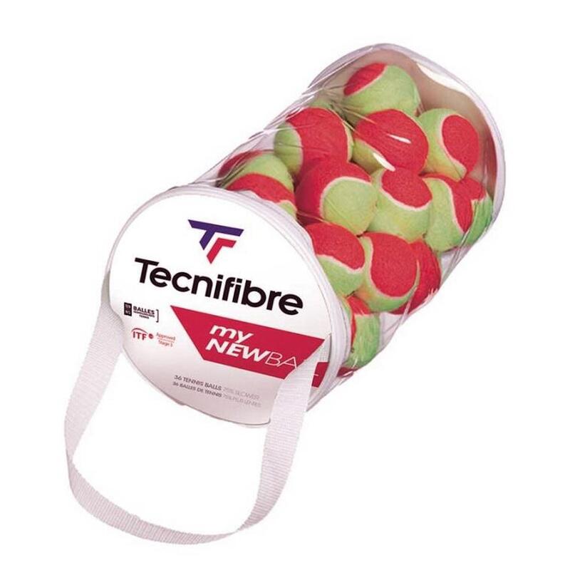 Set van 36 tennisballen voor kinderen Tecnifibre My new ball