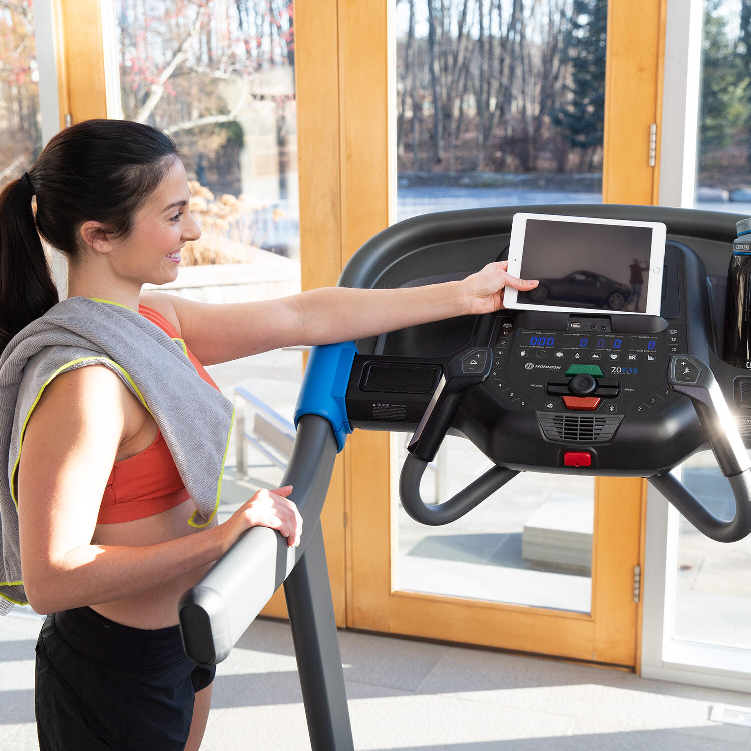 7.0AT  - Horizon Fitness Tapis Roulant Elettrico Pieghevole 6/8