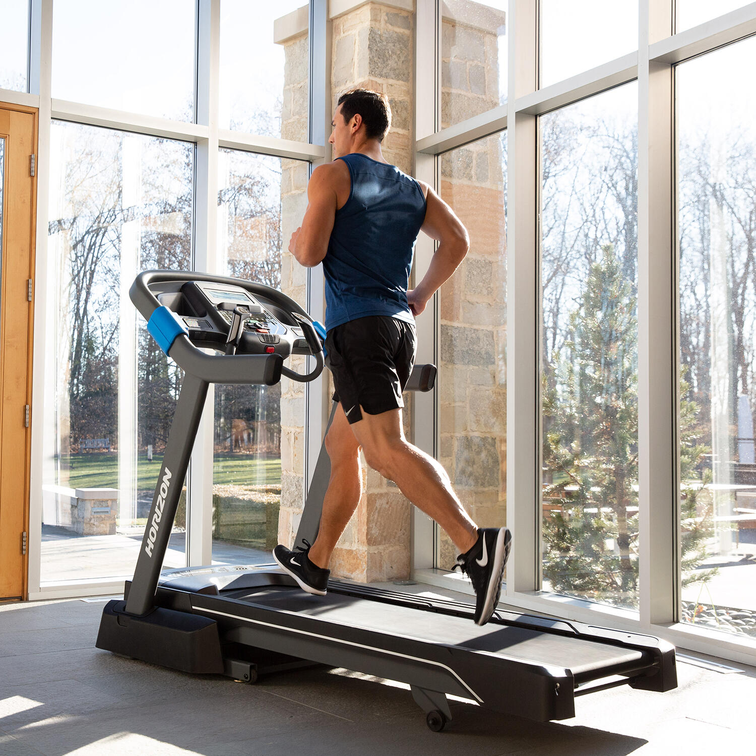 7.0AT  - Horizon Fitness Tapis Roulant Elettrico Pieghevole 4/8
