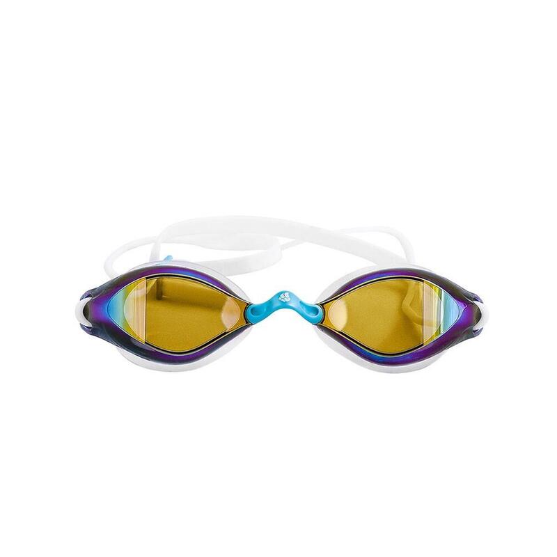 Gafas de natación espejo VISION II RAINBOW Blancas
