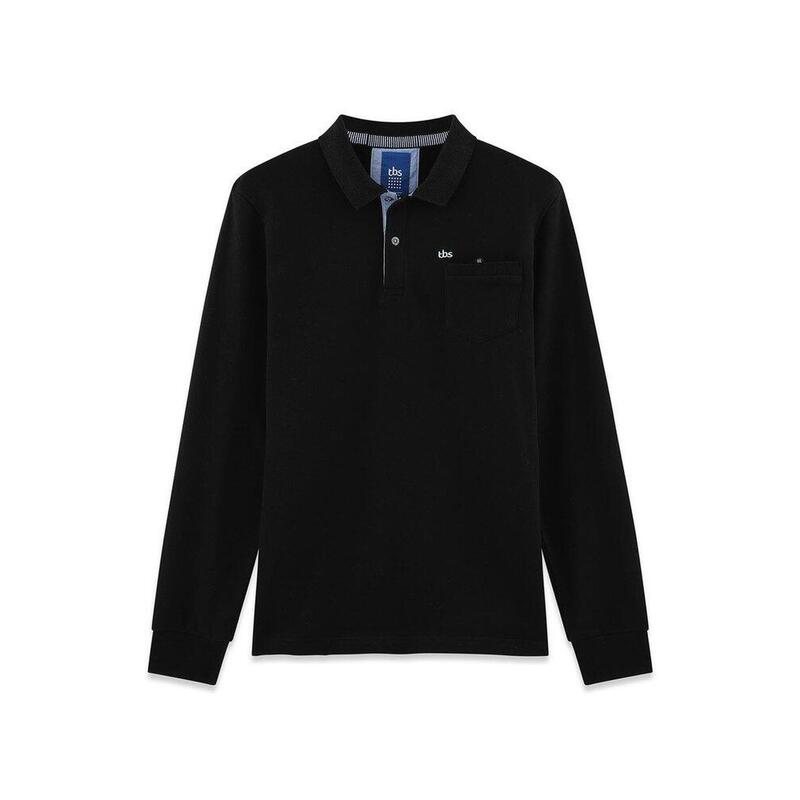 Polo manches longues Homme - NIKKOPOL Noir