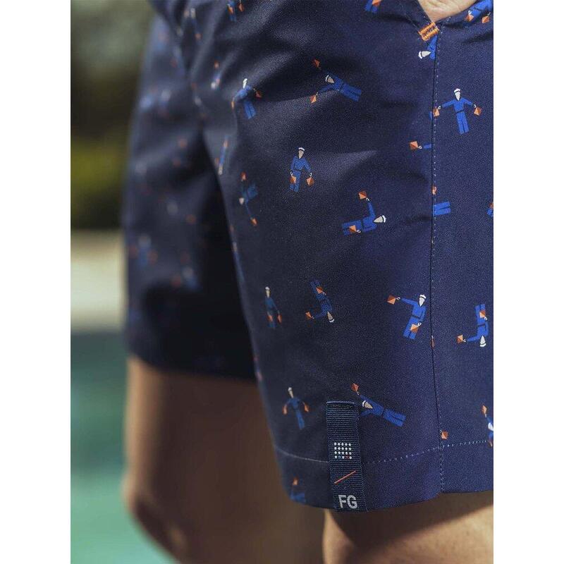 Short de bain recyclé made in France Homme - HEGOA Marine