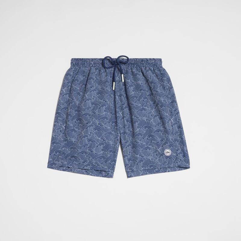 Short de bain recyclé made in France Homme - ROBIN Navy