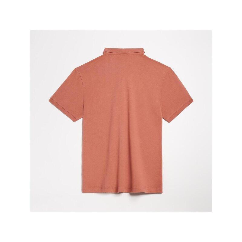 Polo manches courtes Homme - VEZIAPOL Terracotta