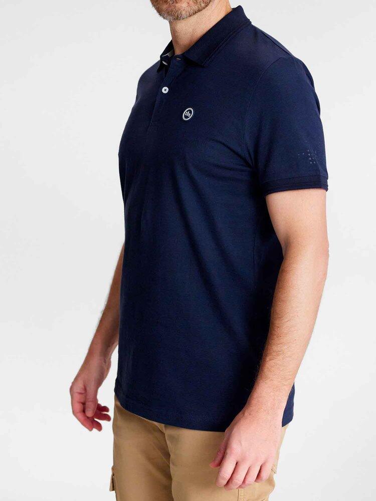 Polo homme manches courtes MILEKPOL - Marine 2/2