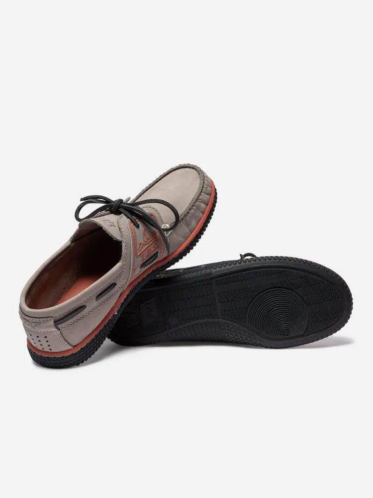 Chaussures bateau Homme - GLOBEK Gris / Encre 4/4