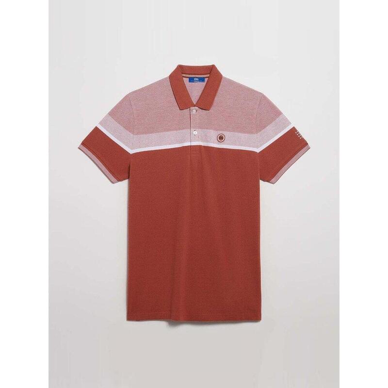 Polo manches courtes Homme - BARISPOL Terracotta