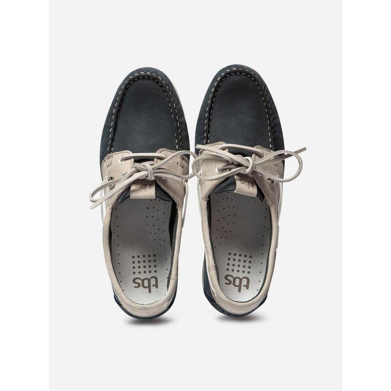 Chaussures bateau Femme - PALMELA Navy + Beige