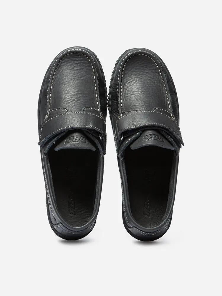 Chaussures bateau - nautisme - homme - fermeture velcro - Galais - bleu marine 4/5