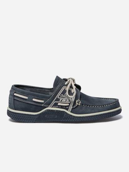 Chaussures bateau homme 1973 GLOBEK Navy / Froment