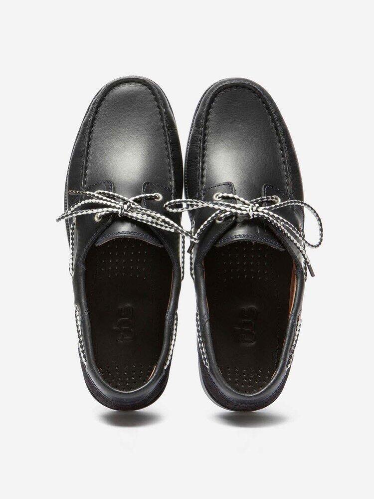 Chaussures bateau Homme - GUYLANN Navy + Blanc 4/5