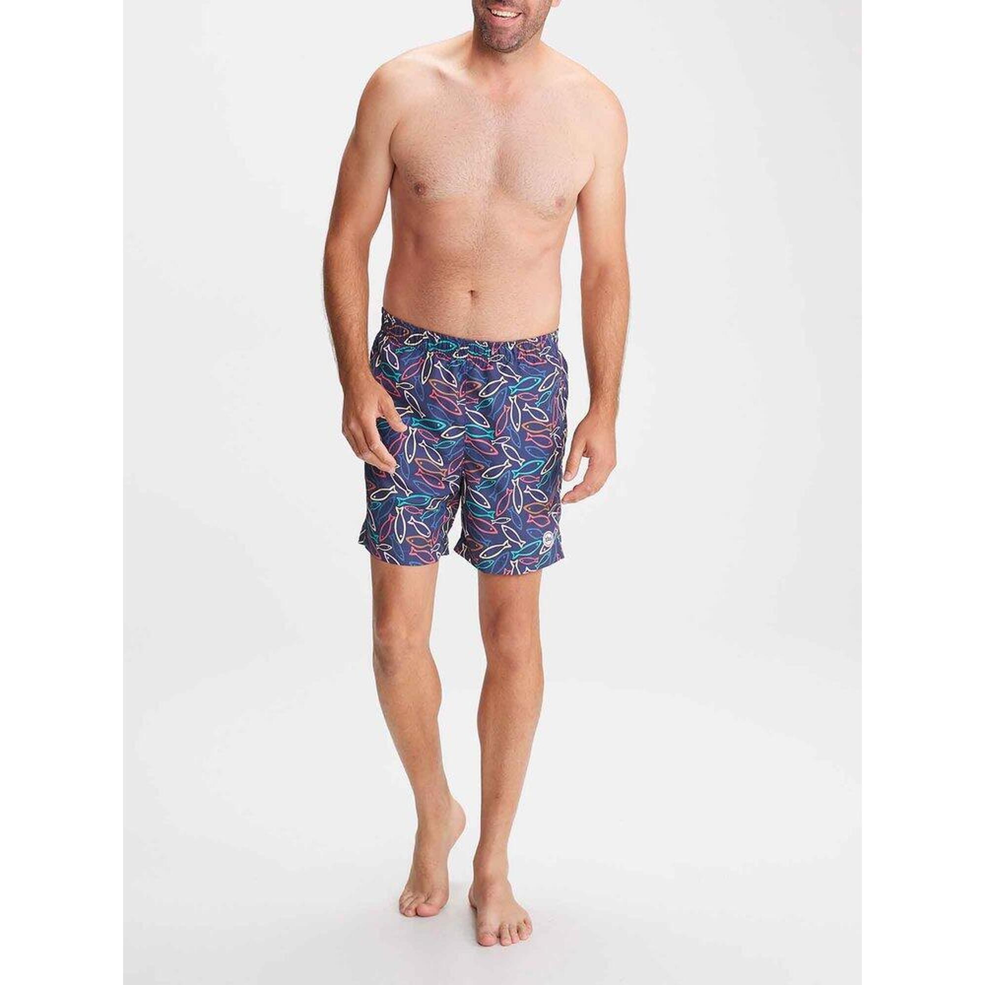 Tbs - Short De Bain Made In France Homme - Robin Multicouleur - Boxer De Bain - Jaune|multicolore - 40 M - Decathlon