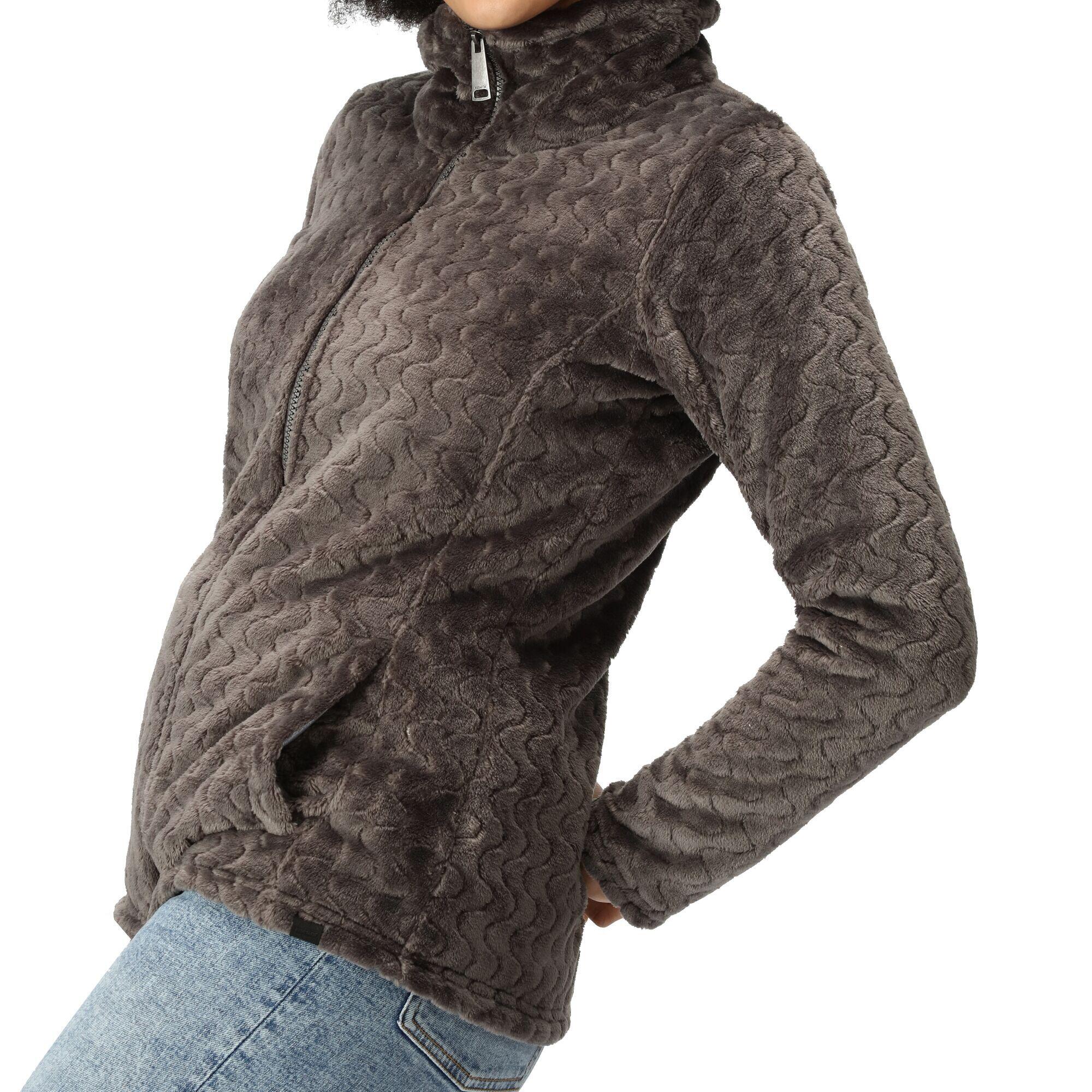 Sudadera senderismo mujer Regatta Heloise, gris oscuro 6/7